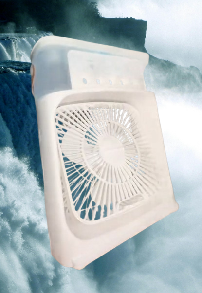 Mist Fan - White